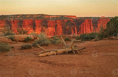 Dramatic Utah Desert Landscape Scenery During Sunset 24624922 Stock ...