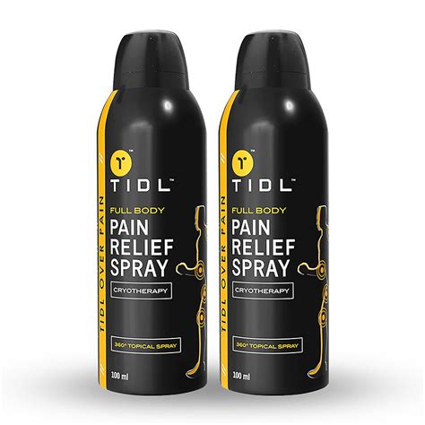 TIDL Full Body Pain Relief Cryotherapy Spray - Advanced Pain Relief for Rapid Recovery, Instant ...