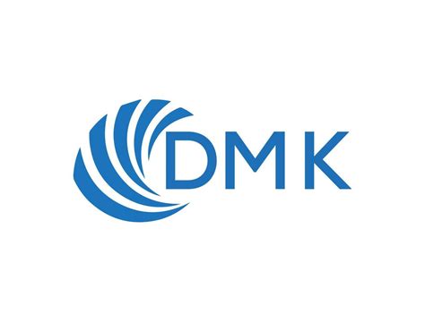 DMK letter logo design on white background. DMK creative circle letter logo concept. DMK letter ...