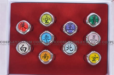 Akatsuki Rings (Set) from Naruto - CosplayFU.com