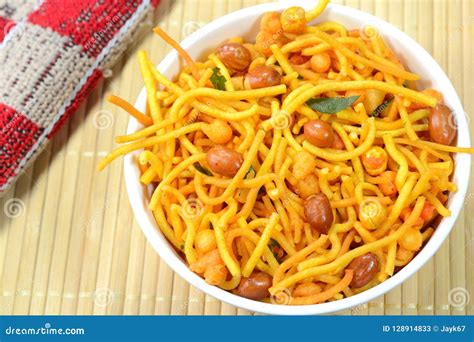 Indian Spicy Snack stock image. Image of brown, spicy - 128914833