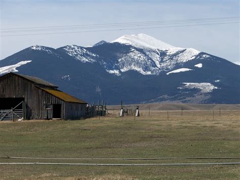 Deer Lodge, MT : Mount Powell and a homestead .5 mile south of Deer Lodge photo, picture, image ...