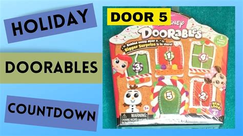 Holiday Doorable Unboxing! We used this Disney Doorable Pack as a Holiday Advent Calendar! - YouTube