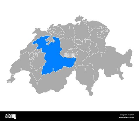 Map of Bern in Switzerland Stock Photo - Alamy