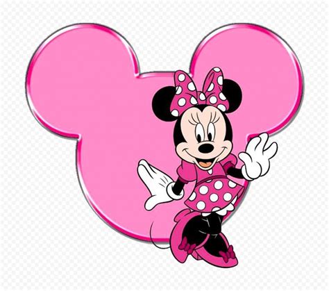 Minnie Mouse Character With Pink Mickey Head PNG in 2023 | Minnie mouse ...