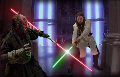 MCC 2017 - Qui-Gon Jinn VS Darth Maul by emperorshaokahn123 on DeviantArt