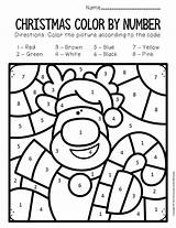 Christmas Coloring Number Worksheet Images sketch template