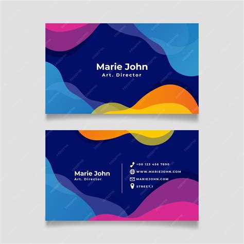 Free Vector | Abstract business card template