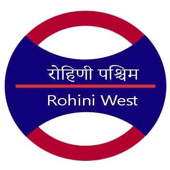 Rohini West Metro Station Route Map - Delhi Metro - YoMetro