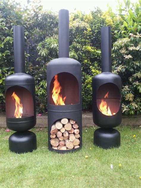 Gas Bottle Wood burner/ Log Burner / Chiminea/patio heater/ fire pit ...