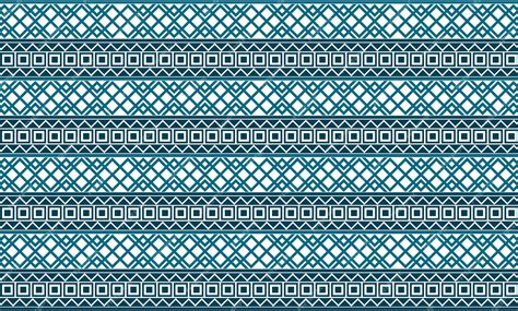 Premium Vector | Blue geometric fabric pattern