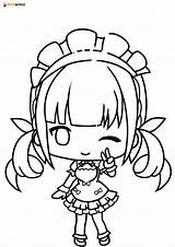 Chibi Coloring Pages  Free AniYuki sketch template