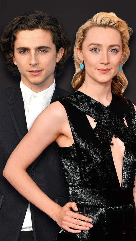 ¡Cuánto amor! Así, Saoirse Ronan llama a Timothée Chalamet - E! Online ...