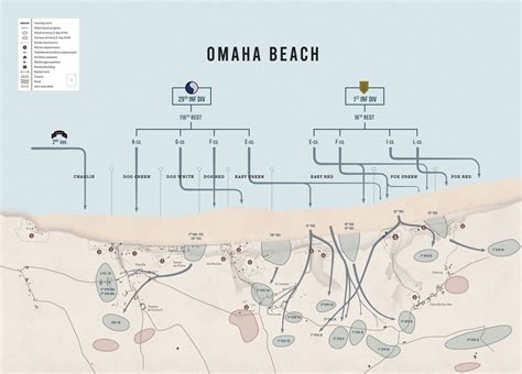 Detailed Map Of Omaha Beach