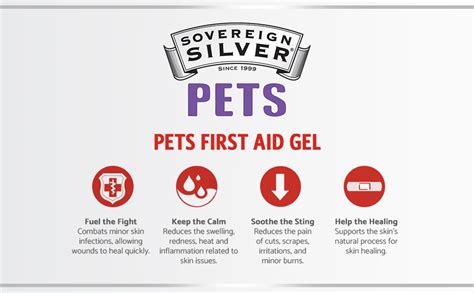 Amazon.com : Sovereign Silver First Aid Gel for Pets - Topical Healing ...