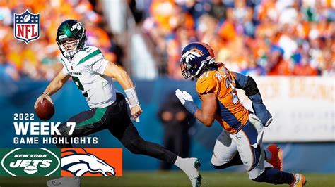 New York Jets vs. Denver Broncos | 2022 Week 7 Game Highlights - YouTube