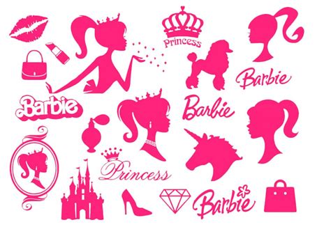 Barbie SVG PNG Vinyl Cut File Cricut Silhouette File Quote | Etsy