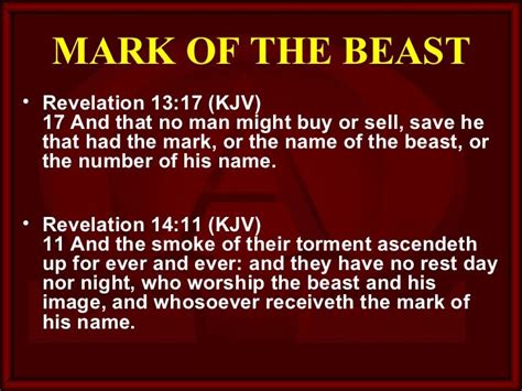 Bible Verses About Mark Of The Beast - CHURCHGISTS.COM