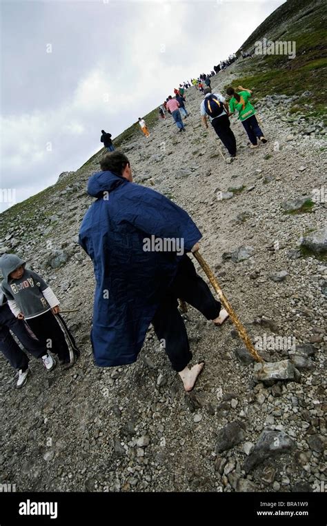 Croagh Patrick Pilgrimage, Co. Mayo, Ireland Stock Photo - Alamy