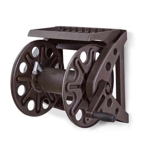 Liberty Basics Wall Mounted Hose Reel with Shelf - Walmart.com