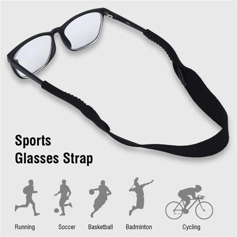 Men Festty Glasses Strap,6PCS Adjustable Eye glasses String Strap ...