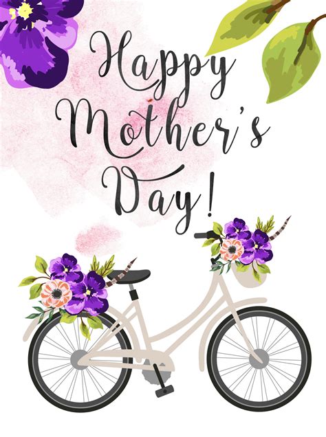 Printable Mothers Day Card | Happy mothers day images, Mothers day images, Mothers day card template