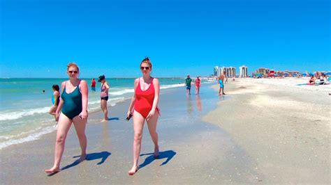 Sand Key Park Beach Clearwater, Florida | Walking Tour - YouTube