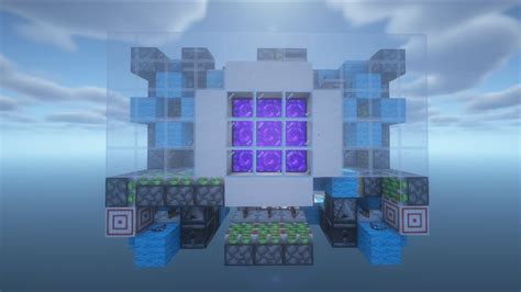 3x3 Glass Nether Portal Tutorial - YouTube