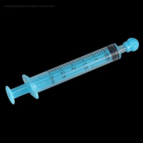 3ml Ce & ISO Approved Colour Plunger Medical Oral Syringe with High Quality - China Medical ...