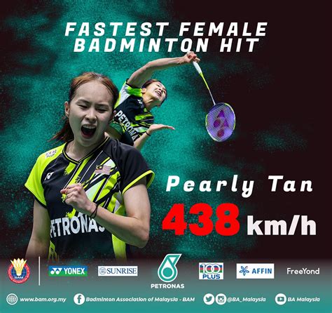 Pearly Tan Breaks Guinness World Record With Fastest Badminton Smash In The World