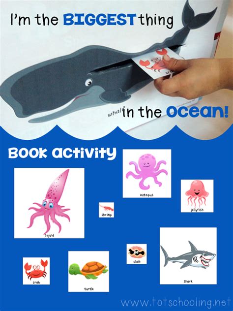 Book Activity: I'm the Biggest Thing in the Ocean! | Totschooling - Toddler, Preschool ...