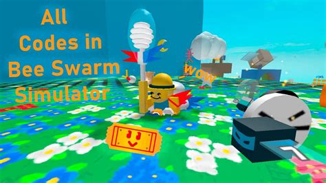 All codes in Bee Swarm Simulator - YouTube