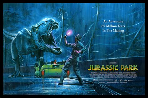 Jurassic Park Limited Edition Movie Poster by Paul Mann - Vice Press