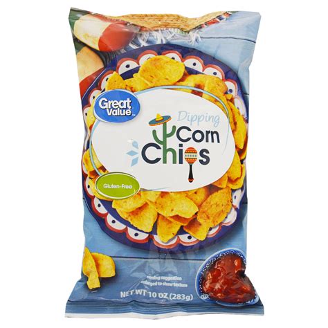 Great Value Gluten-Free Value Dipping Corn Chips, 10 Oz. - Walmart.com