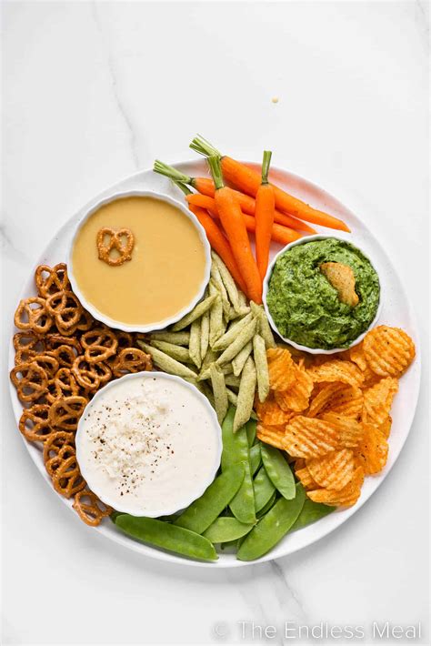 Three Easy Party Dips - 5 simple ingredients - The Endless Meal®