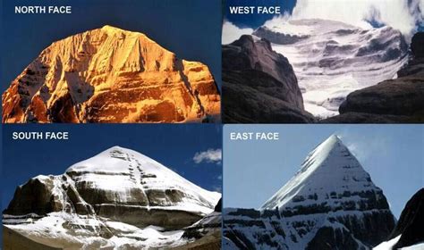 Four Faces of Mount Kailash