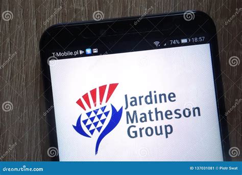 Jardine Matheson Group Logo Displayed On A Modern Smartphone Editorial ...