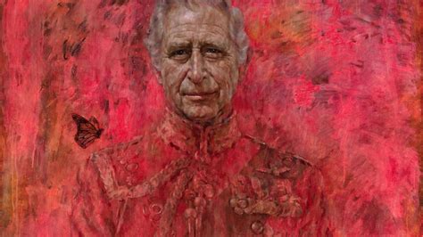 King Charles unveils his first official portrait since coronation as he continues cancer ...