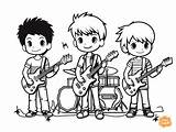 Rock Band Coloring Pages Sketch Page sketch template