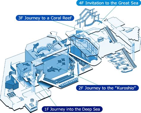 Aquarium Map | Okinawa Churaumi Aquarium - For the next generation to inherit; the beautiful ...