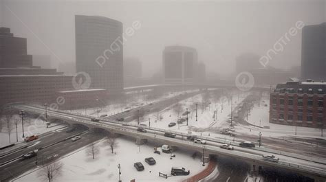 The Boston Area Was Blanketed In Snow During A Severe Winter Storm ...