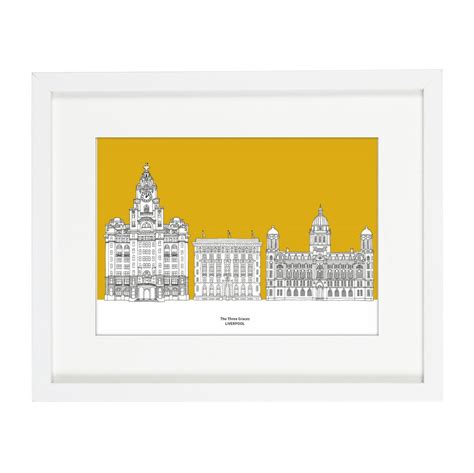 Liverpool Three Graces Print Liverpool Print Liverpool | Etsy