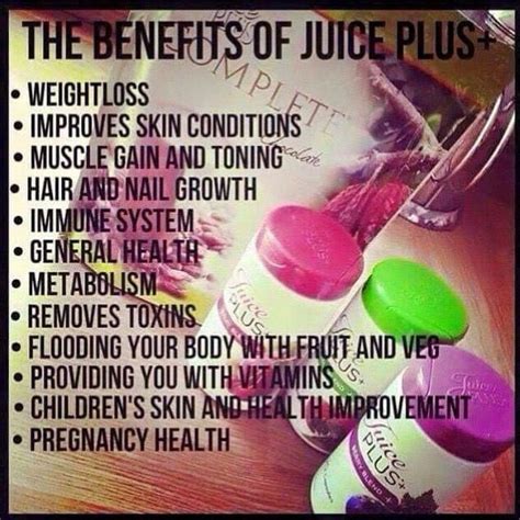 Health benefits of Juice Plus http://jmcallister1.juiceplus.com ...