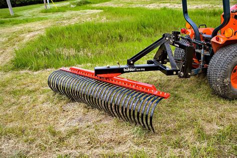 Stone rake - 6030, 7236, 8442, 9648 - Farm King - rigid / side delivery