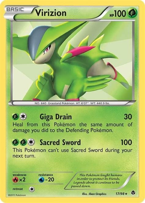 Virizion Emerging Powers | Pokémon | CardTrader