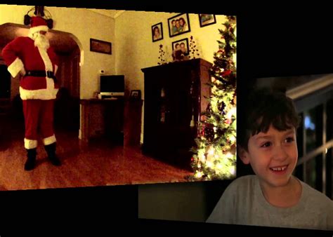 Watch The Boy’s Reaction While Seeing Santa Claus Caught On Camera