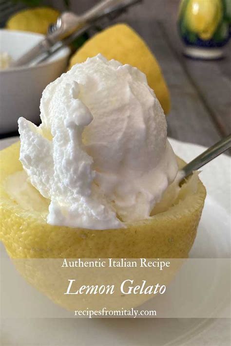 Homemade Lemon Gelato Recipe - Recipes from Italy