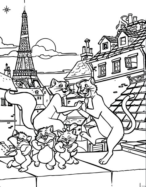 Aristocats Coloring Pages at GetColorings.com | Free printable colorings pages to print and color