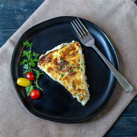 Crustless Quiche Lorraine - Decadent Low Carb Treat