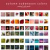 Exploring the Autumn Subseasons in the 12 Seasonal Color System: Soft ...